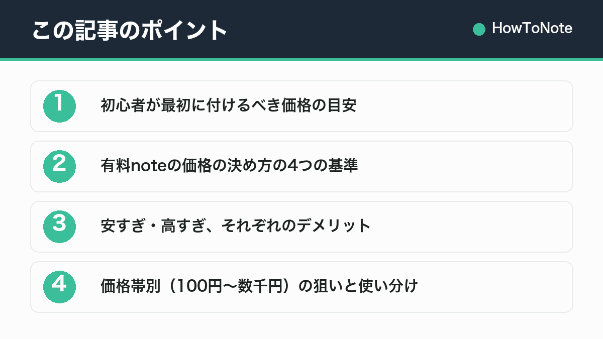 この記事のポイントまとめ