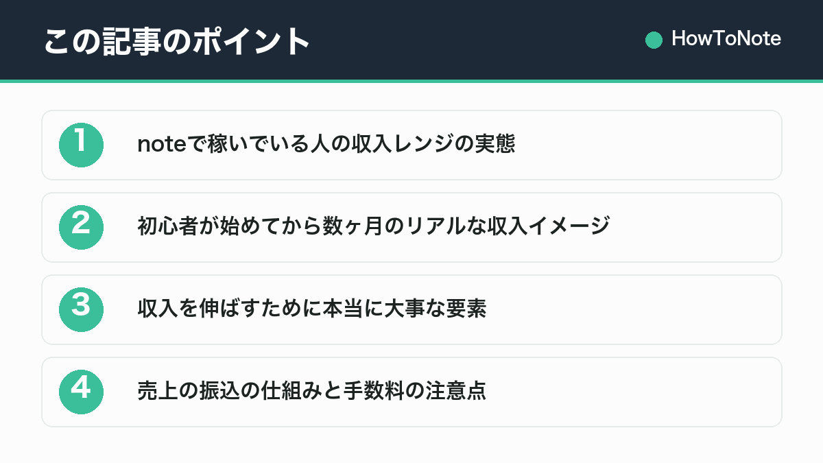 この記事のポイントまとめ
