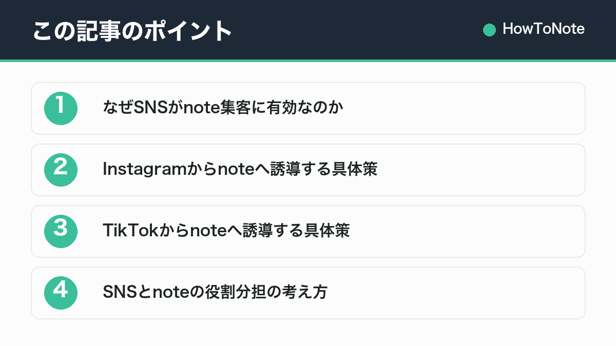 この記事のポイントまとめ